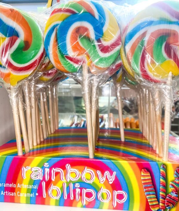 Rainbow lollipop